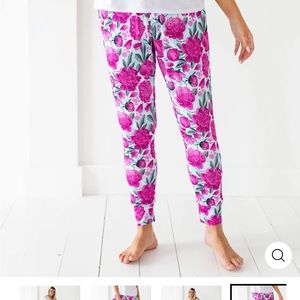 Mommy and me Bums and roses bamboo Xl pants